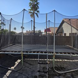 Skywalker Trampolines 15ft x 9ft Rectangle Trampoline with Enclosure