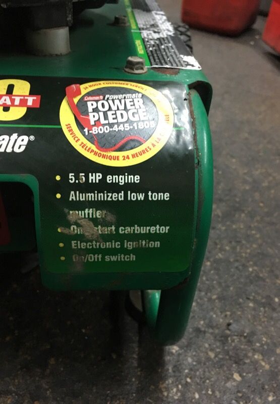 Ultra 2500 watt generator Coleman power mate 5.5 hp for Sale in Chicago