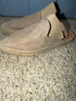 NEW ANTHROPOLOGIE PINA2 LADIES SIZE 7.5 SOFT SUEDE SLIP ONS SLIP ON SHOES 