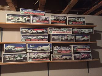 Hess trucks (19 years worth)