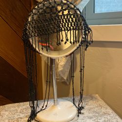 Black Beaded Headdress