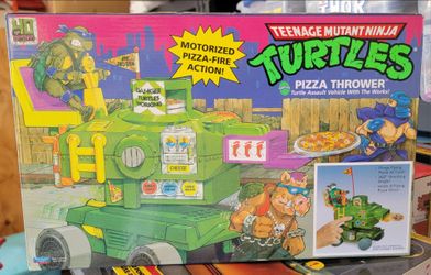 $25 Teenage Mutant Ninja Turtles tmnt Pizza Thrower Vehicle brand new unopened Great condition reissue