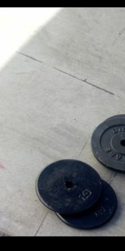$20 each Weight lifting plates 1"