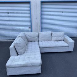 Light Gray Dania Sectional