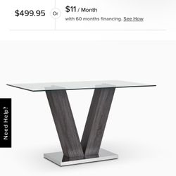 Dining Glass Table 