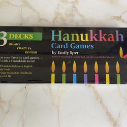 Hannukah card games NWT