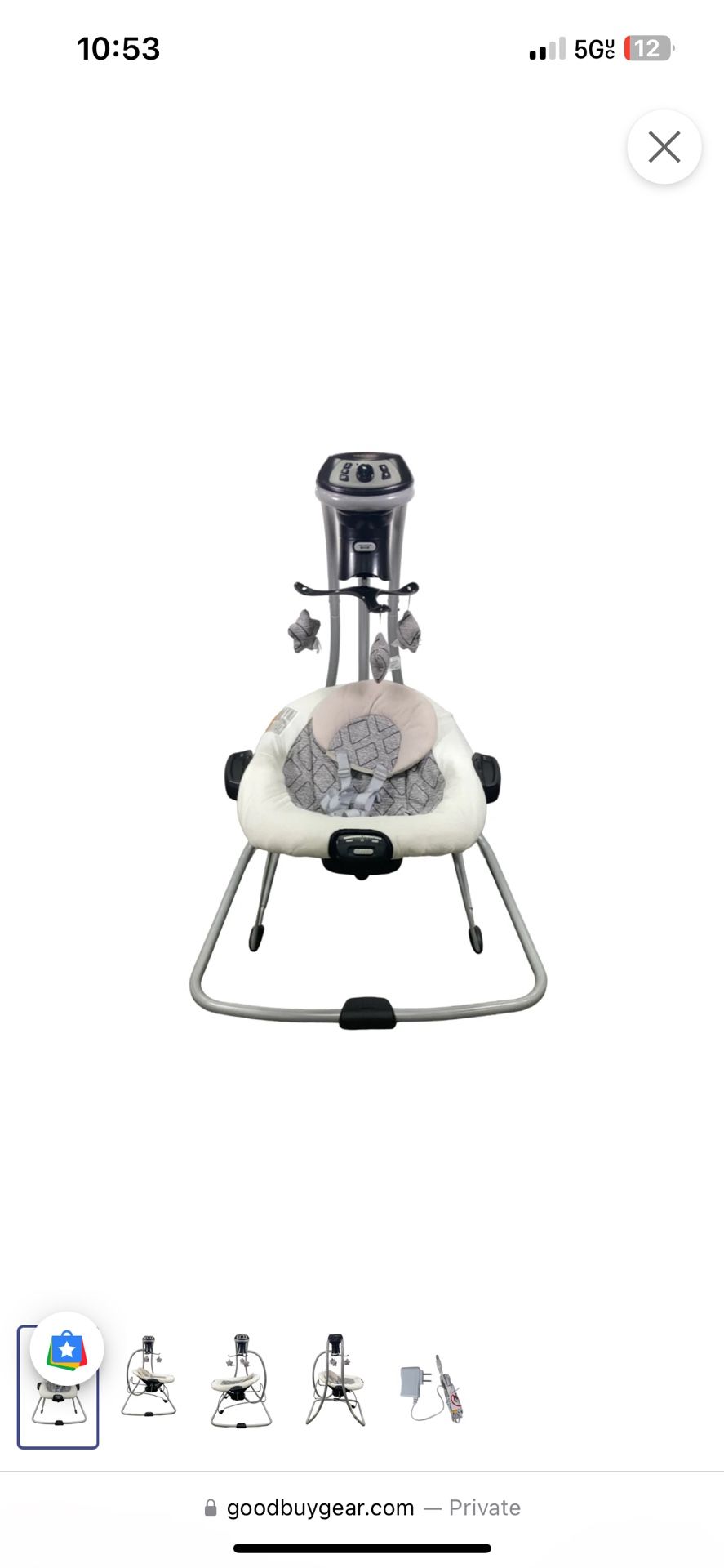 graco sway 2 in 1 swing