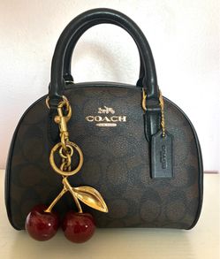 Authentic  Coach Sydney Satchel in Signature Canvas