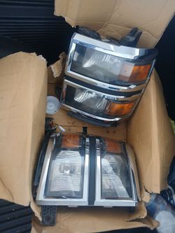 2015 chevy silverado headlights. Faros frontales  para chevy silverado 2015