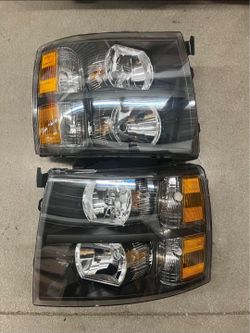 07-13 Chevy Silverado Headlights Faros Calaveras Micas Luces Lamps