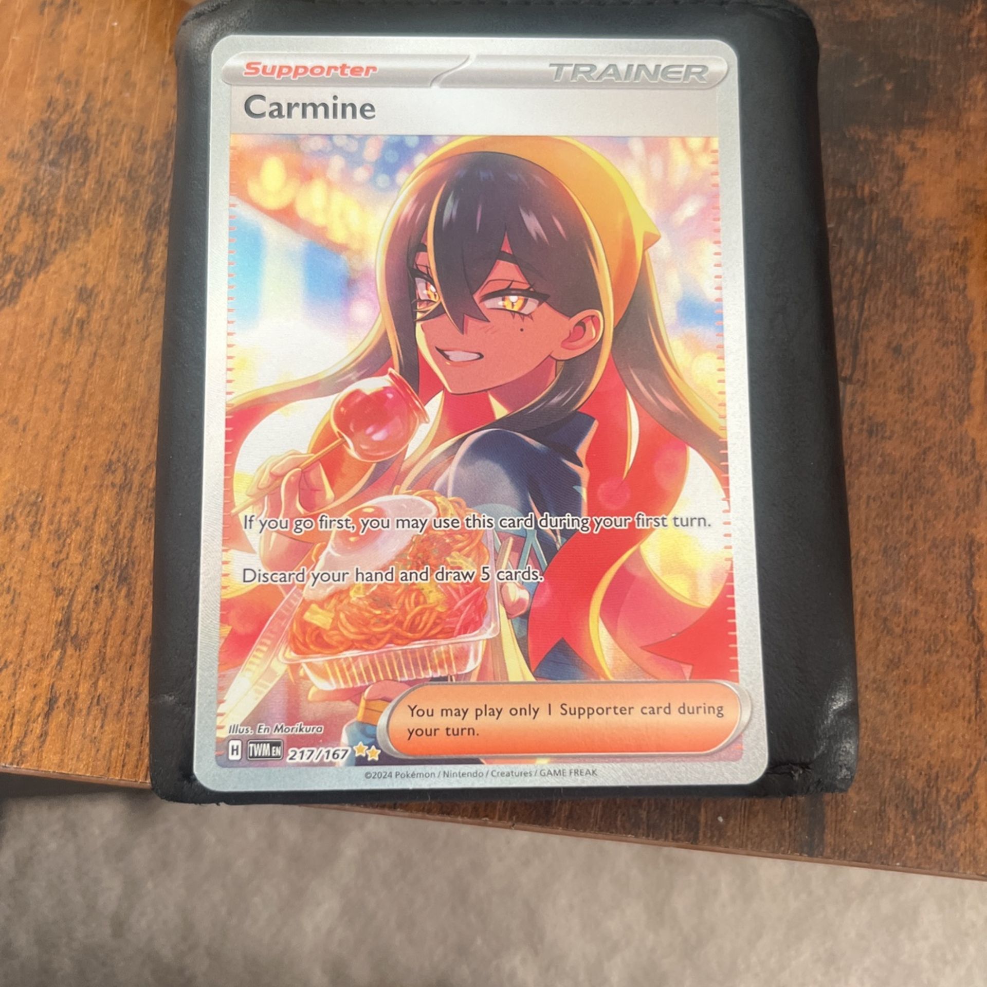 Carmine Support Card (ungraded)
