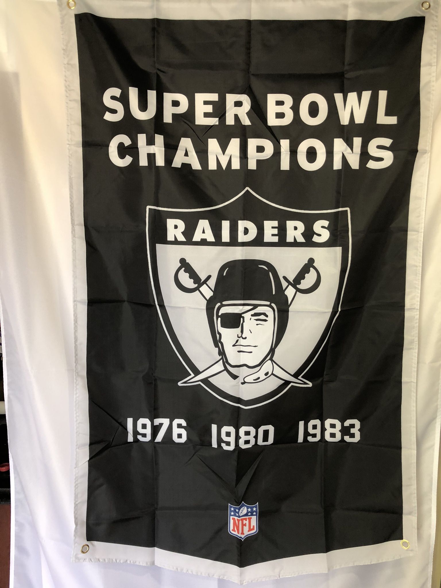 Las Vegas Raiders Champions Wall Banner (3’x5’)