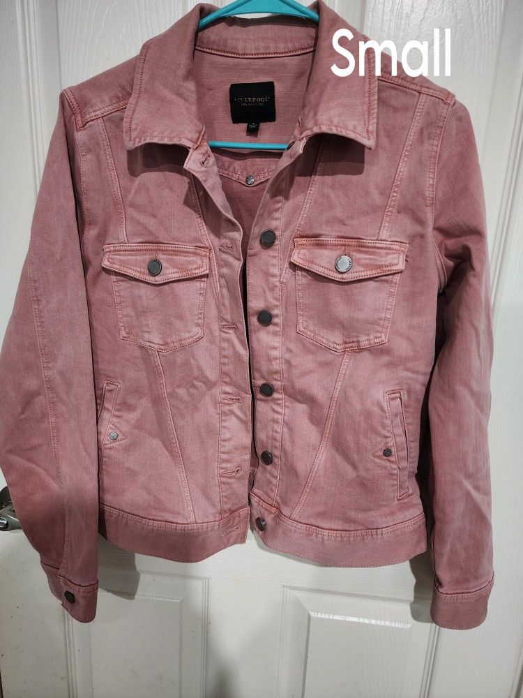 Small Pink Denim Jacket 