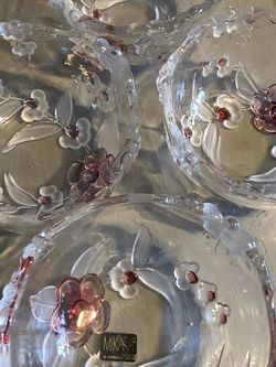 Mikasa Crystal Bowl Set