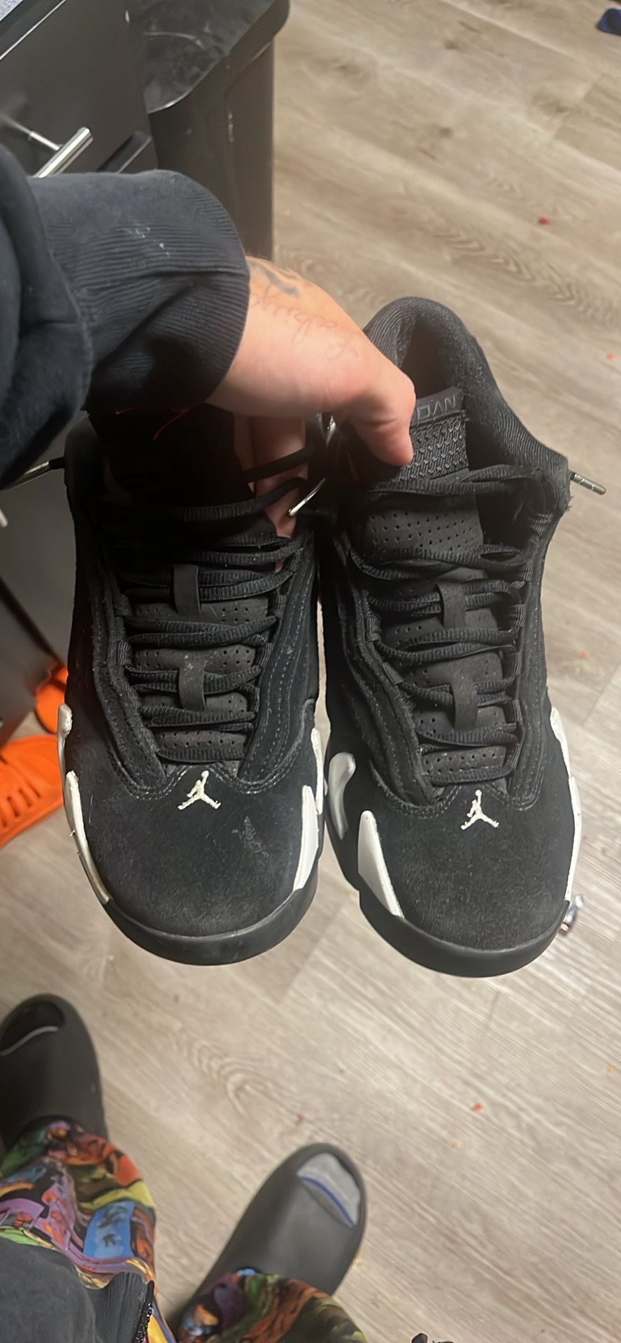 Jordan 14 Black And White