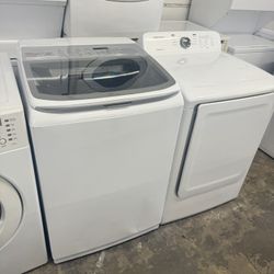 Used Samsung Washer And Gas Dryer With warranty Top load Big Capacity
