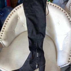 Marc Fisher Black Thigh High Boots