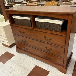 3 Drawer Media Dresser w/Baskets