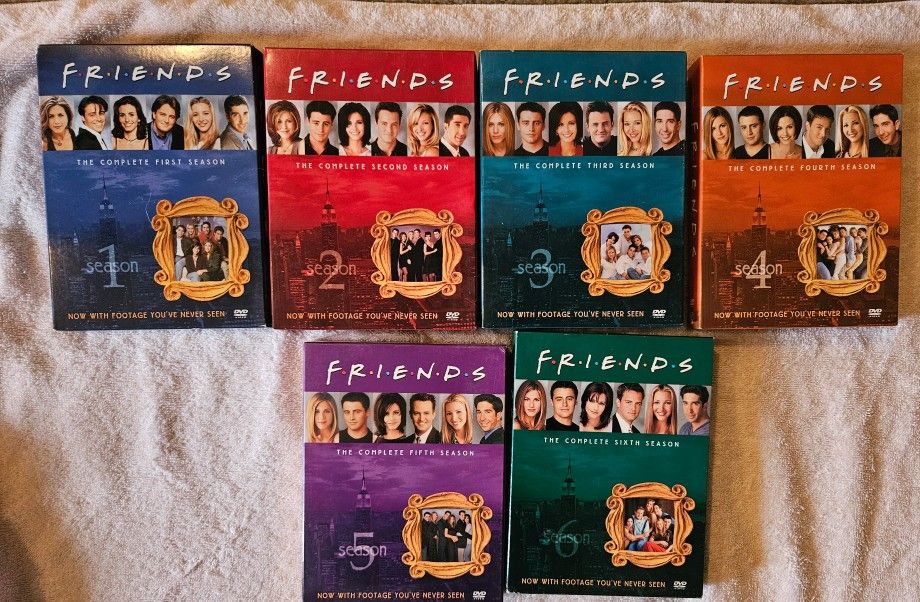 Friends Tv Series Seasons 1-6