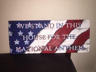 National Anthem decor