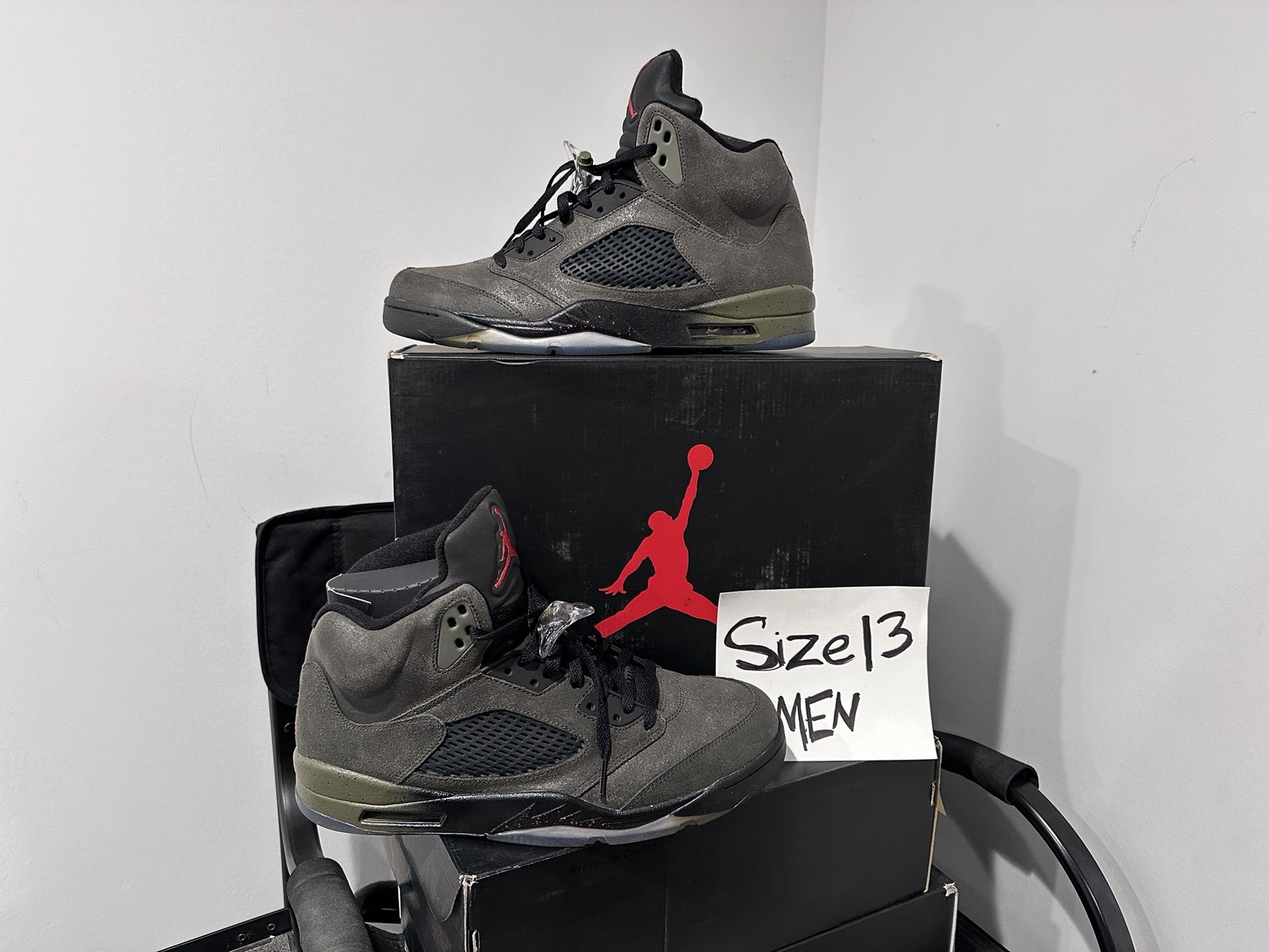 Nike Air Jordan 5 Retro ‘Fear’ 2013 Size 13 WORN