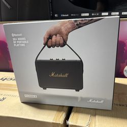 Marshall (Kilburn II) Premium Portable Bluetooth Speaker, 360° Multi-Directional Sound, 20+ Hour Battery, Water-Resistant
