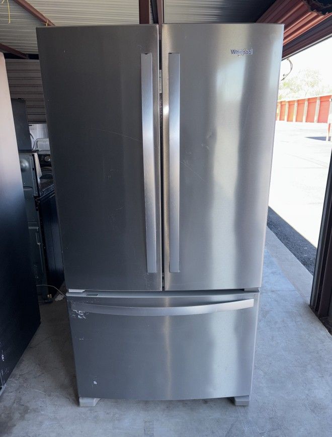 Whirlpool Stainless Steel Refrigerator And Freezer