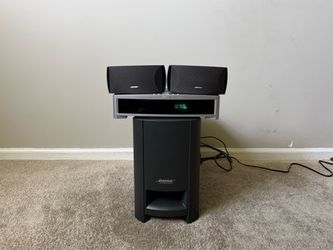 Bose 321 DVD CD Media Center Receiver Powered Subwoofer and 2 Speakers