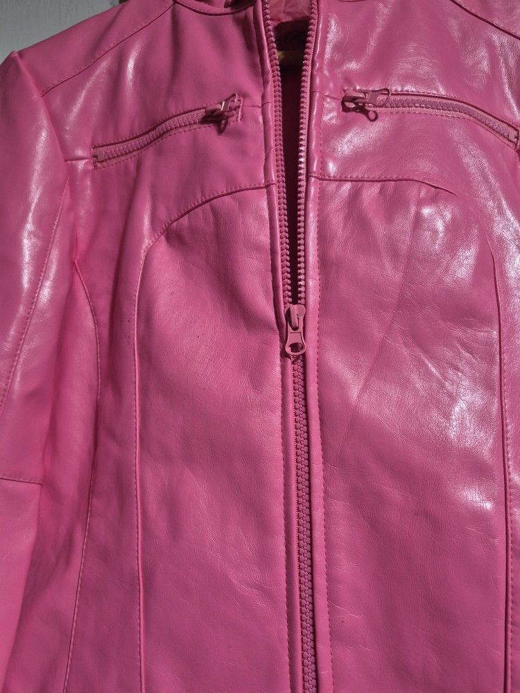 Pink Womens Jacket Size Med New