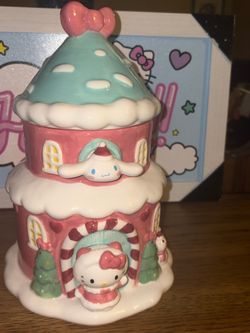 brand new hello kitty cookie jar
