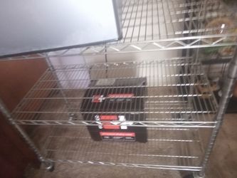 Heavy duty metal rack