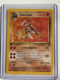Kabutops 1st edition 