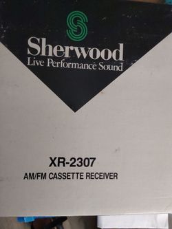 Am/fm cassette receiver Sherwood