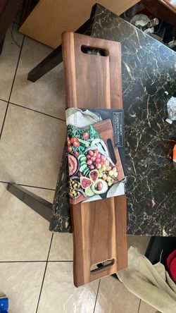 Acacia Grazing Board 31.5inch by 8.6 inch by 0.9 inch