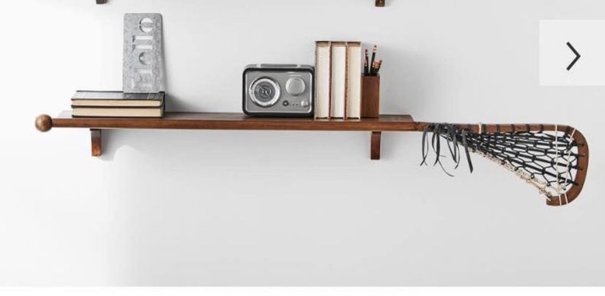 Pottery Barn Teen Lacrosse Shelf