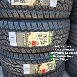 275/65R18 ATTURO ALL TERRAIN Set of Tires Installed and Balanced Set de Llantas Nuevas Instaladas y Balanceadas