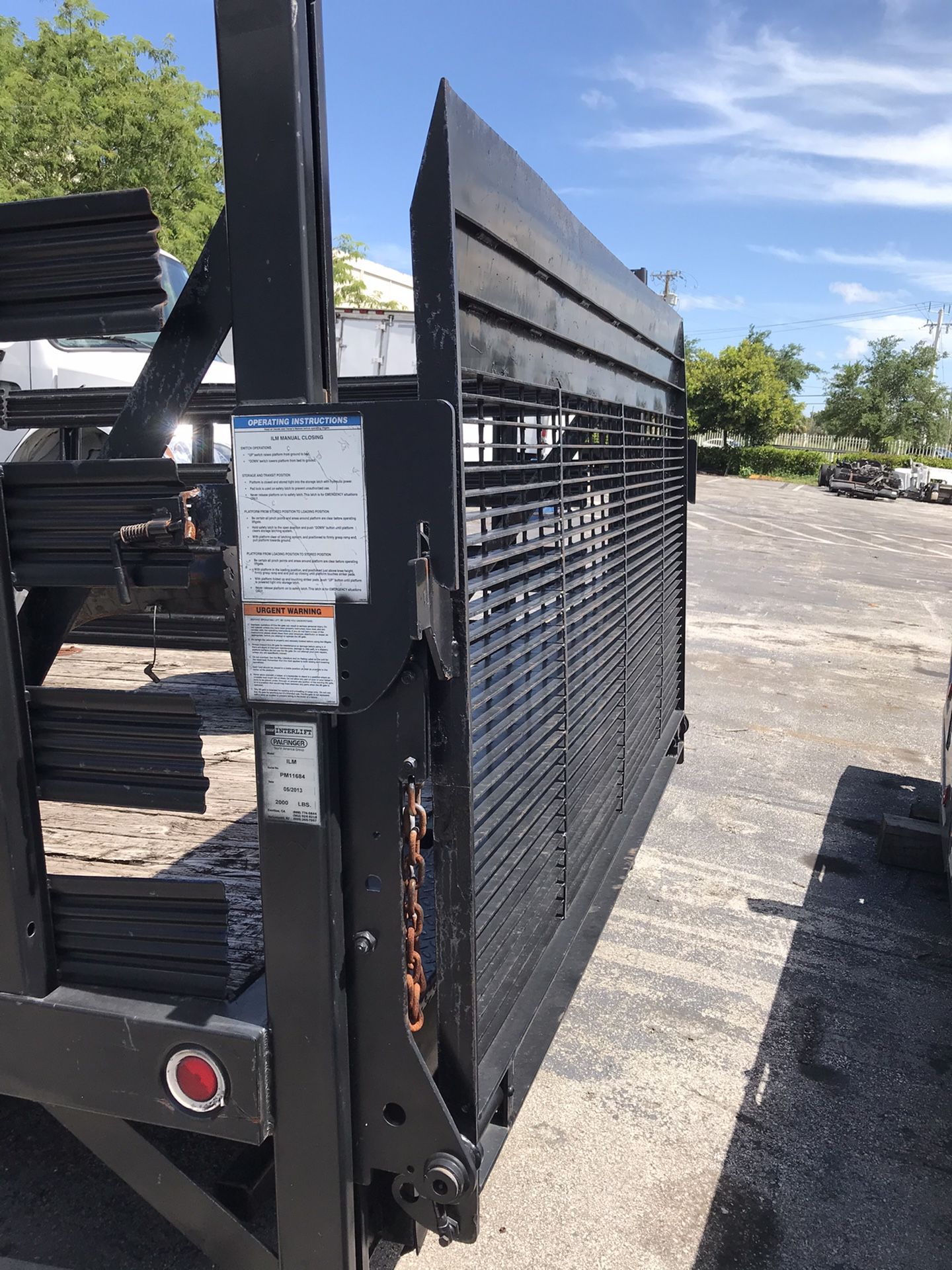 Isuzu Railgate for flatbed $2500