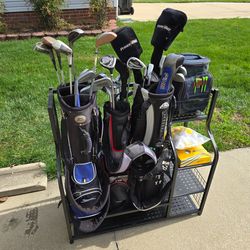 Family club Set with Caddy, and garage organizer