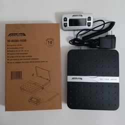 ACCUTECK ShipPro 110lbs x 0.1 oz. Digital Shipping Postal Scale (W-8580-110-Black)