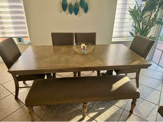 Dining Set + Matching Server/Buffet Cabinet