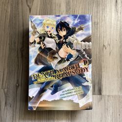 Death March To The Parallel World Rhapsody manga vol1, 2, 4