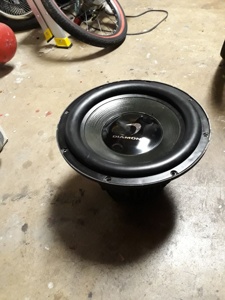 12" subwoofer diamond audio