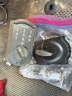 Schlage keyless entry I have the code that will change the pin number to get in over $150 brand new