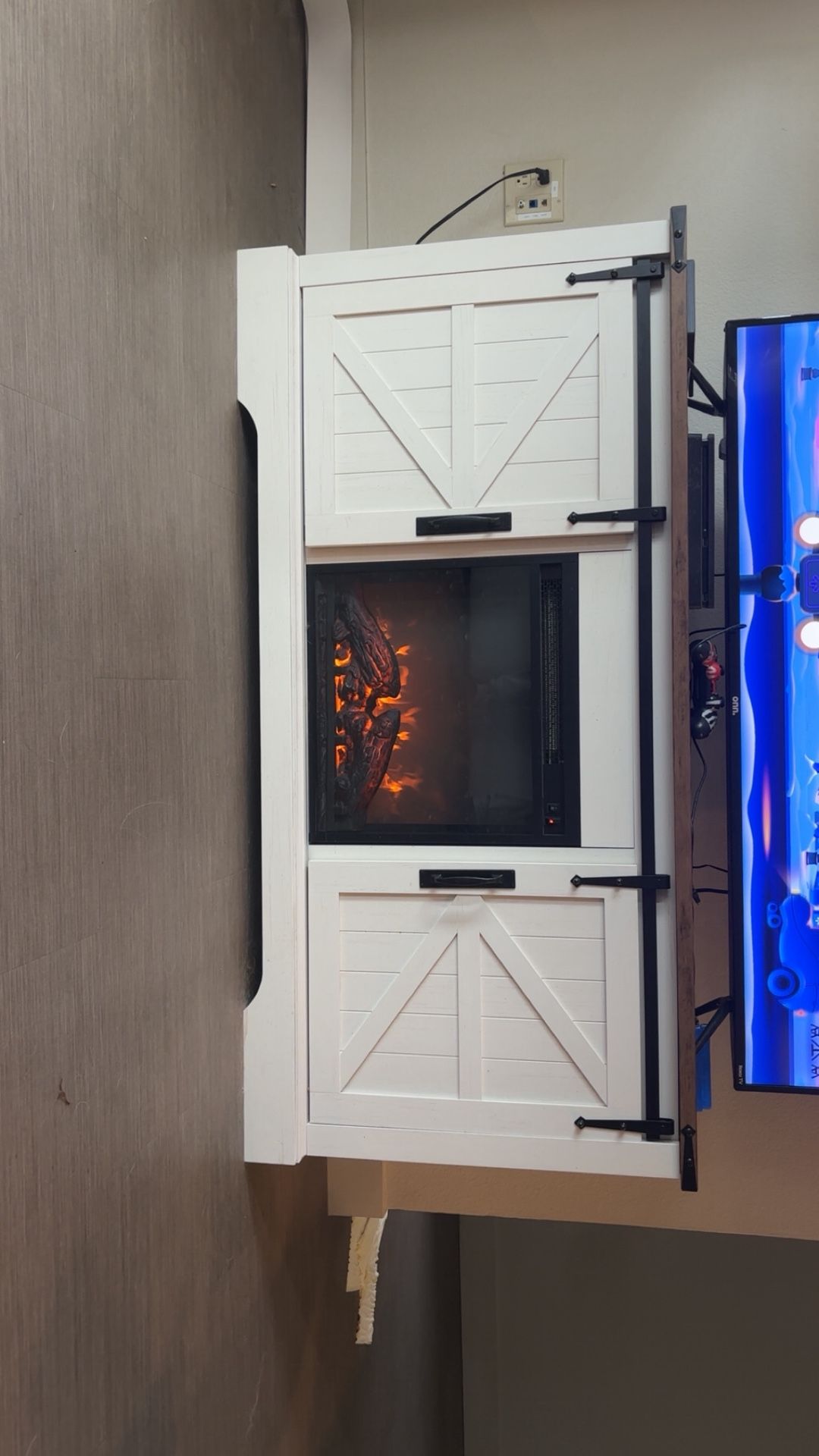 Tv Stand With Fireplace 