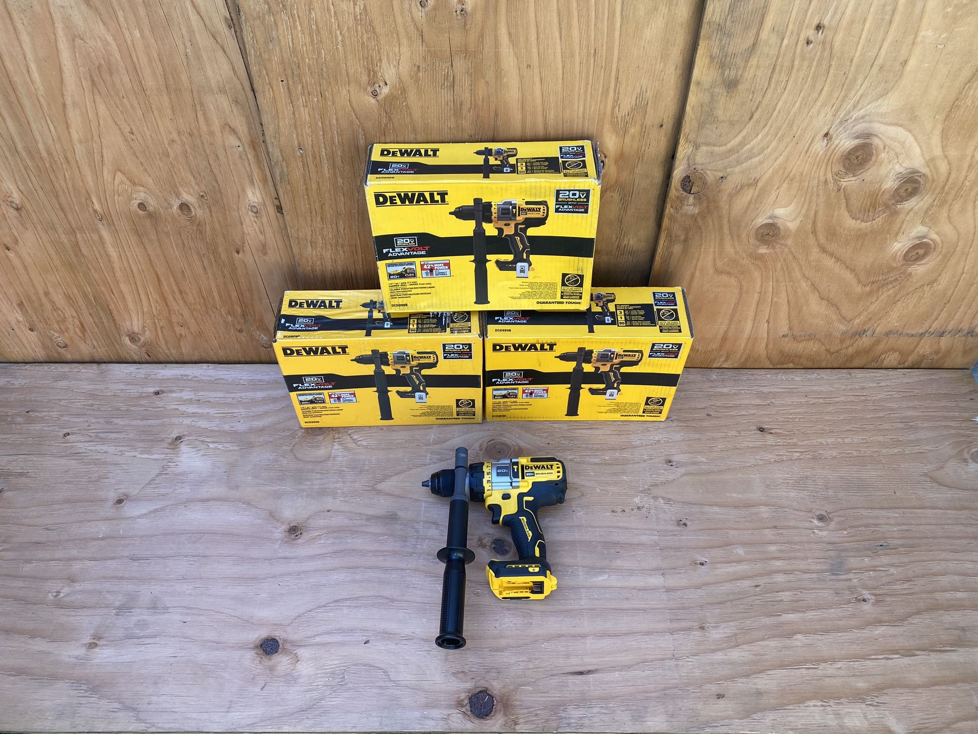 Dewalt 20v Brushless Advantage 1/2” Hammer Drill Model DCD999 (Tool Only)