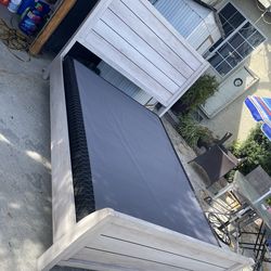 Queen Bed Frame w/ Box Spring