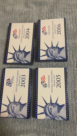 Mint Sets 2003 , 2004 , 2005 , 2006 Complete