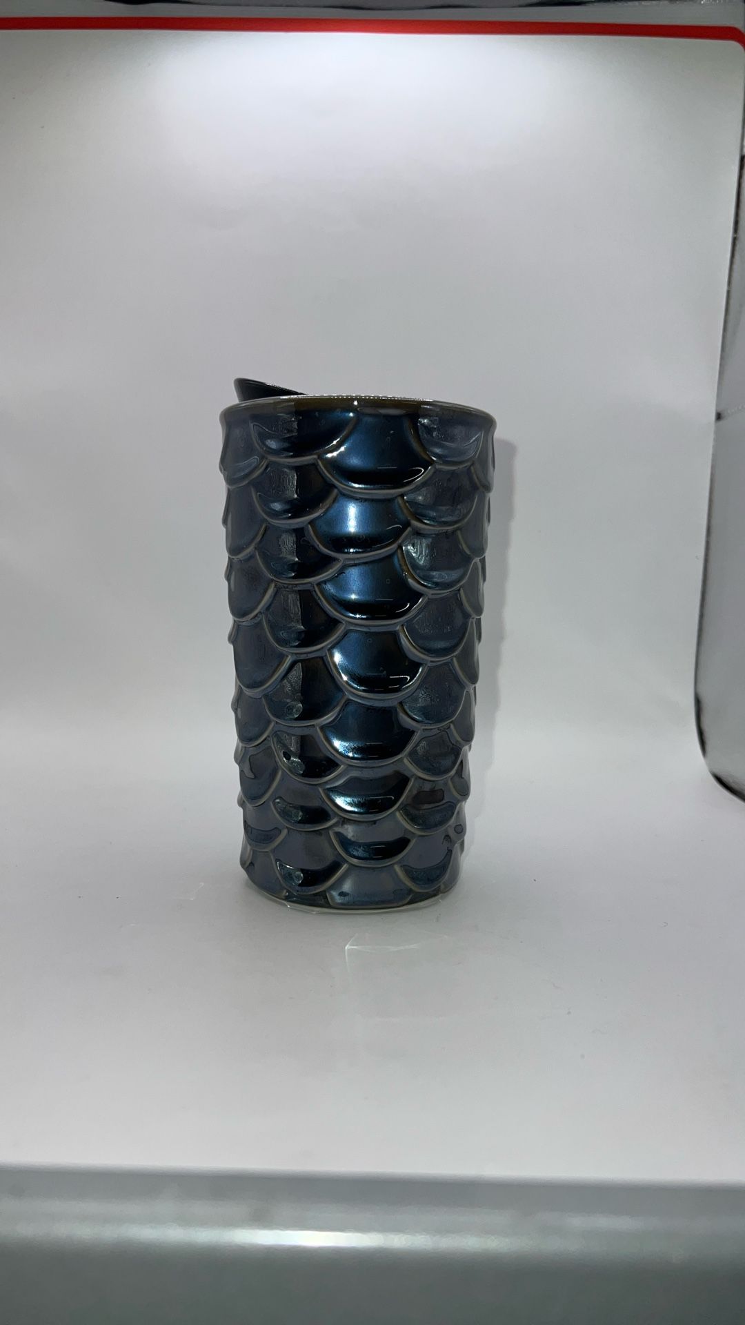 Starbucks Dark Mermaid Scales Tumbler Mug Ceramic Iridescent 10 fl oz