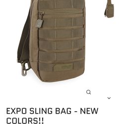 (NEW) Highland Tactical  EXO Sling Bag  Olive Green