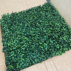 Artificial Boxwood Hedge Panels, 20"x20" Grass Wall, Green Backdrop Wall, Greenery Wall, UV Protected Privacy Hedge Screen Fence for Indoor, Outdoor,  Thumbnail
